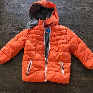 Perry Ellis Kids Orange Puffer Jacket
